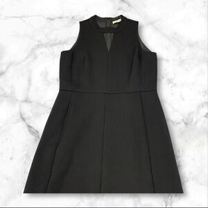 Ann Taylor Black Keyhole Sleeveless‎ A-line Dress Size 4